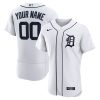 MLB Men's Detroit Tigers Nike White Official Authentic Custom Jersey