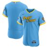 MLB Men's Milwaukee Brewers Nike Powder Blue 2022 City Connect Authentic Team Jersey