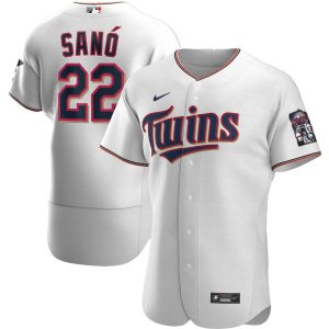 MLB Men's Minnesota Twins Miguel Sano Nike White Home Authentic Player Jersey