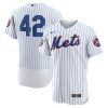 MLB Men's New York Mets Jackie Robinson Nike White Authentic Player Jersey