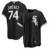 MLB Men's Chicago White Sox Eloy Jimenez Nike Black Alternate Replica Player Name Jersey