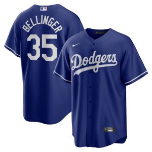 MLB Men's Los Angeles Dodgers Cody Bellinger Nike Royal Alternate Replica Player Name Jersey
