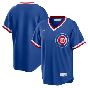 MLB Men's Chicago Cubs Nike Royal Road Cooperstown Collection Team Jersey