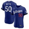 MLB Men's Los Angeles Dodgers Mookie Betts Nike Royal 2021 City Connect Authentic Player Jersey