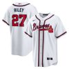 MLB Men's Atlanta Braves Austin Riley Nike White Home Replica Player Jersey