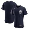 MLB Men's Detroit Tigers Nike Navy Alternate Logo Authentic Team Jersey