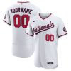 MLB Men's Washington Nationals Nike White Official Authentic Custom Jersey