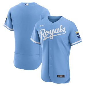 MLB Men's Kansas City Royals Nike Light Blue 2022 Alternate Authentic Jersey