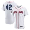 MLB Men's Boston Red Sox Jackie Robinson Nike White Authentic Player Jersey