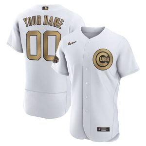 MLB Men's Chicago Cubs Nike White 2022 MLB All-Star Game Authentic Custom Jersey