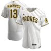 MLB Men's San Diego Padres Manny Machado Nike White/Brown Home Authentic Player Jersey