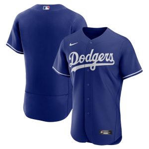 MLB Men's Los Angeles Dodgers Nike Royal Alternate Authentic Team Jersey