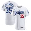 MLB Men's Los Angeles Dodgers Cody Bellinger Nike Gray Road Authentic Player Jersey