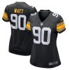 NFL Women's Pittsburgh Steelers T.J. Watt Nike Black Alternate Game Jersey