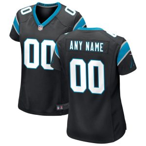 NFL Women's Nike Black Carolina Panthers Custom Game Jersey