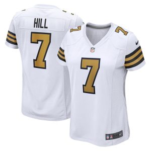 NFL Women's New Orleans Saints Taysom Hill Nike White Alternate Game Jersey