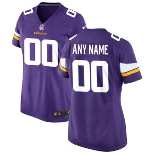 NFL Women's Nike Purple Minnesota Vikings Custom Game Jersey