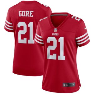 NFL Women's San Francisco 49ers Frank Gore Nike Scarlet Retired Player Game Jersey