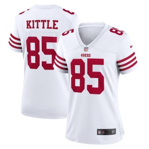 NFL Women's San Francisco 49ers George Kittle Nike White Player Game Jersey
