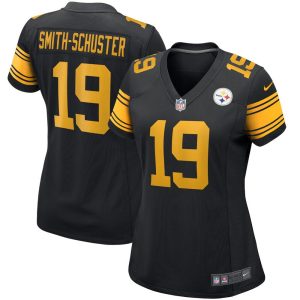 NFL Women's Pittsburgh Steelers JuJu Smith-Schuster Nike Black Alternate Game Player Jersey