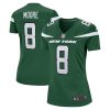 NFL Women's New York Jets Elijah Moore Nike Gotham Green Game Player Jersey