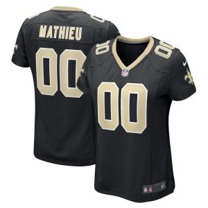 NFL Women's New Orleans Saints Tyrann Mathieu Nike Black Game Jersey