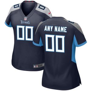 NFL Women's Nike Navy Tennessee Titans Custom Game Jersey