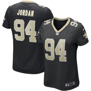 NFL Women's Nike Cameron Jordan Black New Orleans Saints Game Jersey