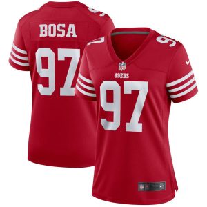 NFL Women's San Francisco 49ers Nick Bosa Nike Scarlet Player Game Jersey