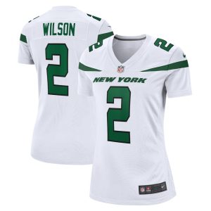 NFL Women's New York Jets Zach Wilson Nike White Game Jersey