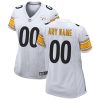 NFL Women's Nike White Pittsburgh Steelers Custom Game Jersey