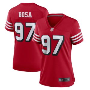 NFL Women's San Francisco 49ers Nick Bosa Nike Red Alternate Game Jersey