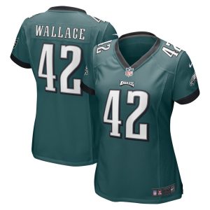 NFL Women's Philadelphia Eagles K'Von Wallace Nike Midnight Green Game Jersey