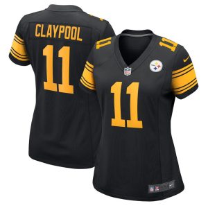 NFL Women's Pittsburgh Steelers Chase Claypool Nike Black Alternate Game Jersey