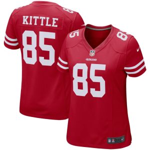 NFL Women's San Francisco 49ers George Kittle Nike Scarlet Game Player Jersey