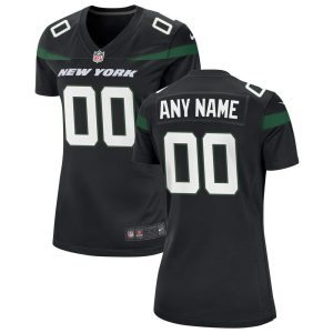 NFL Women's Nike Stealth Black New York Jets Alternate Custom Game Jersey