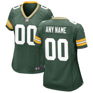 NFL Women's Nike Green Green Bay Packers Custom Game Jersey