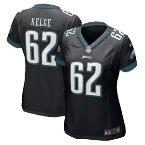 NFL Women's Philadelphia Eagles Jason Kelce Nike Black Player Game Jersey