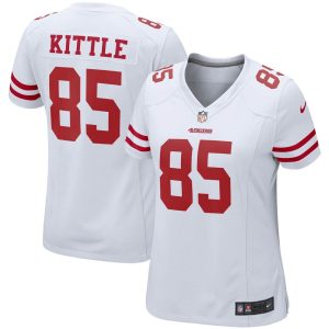 NFL Women's San Francisco 49ers George Kittle Nike White Game Jersey