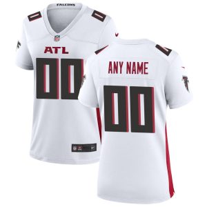 NFL Women's Nike Atlanta Falcons White Custom Game Jersey