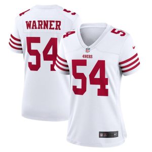 NFL Women's San Francisco 49ers Fred Warner Nike White Player Game Jersey
