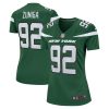 NFL Women's New York Jets Jabari Zuniga Nike Gotham Green Game Jersey