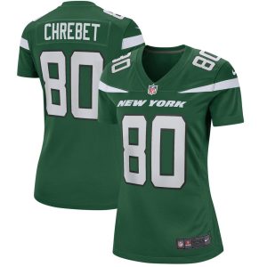 NFL Women's New York Jets Wayne Chrebet Nike Gotham Green Game Retired Player Jersey