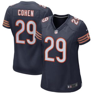 NFL Women's Nike Tarik Cohen Navy Chicago Bears Game Jersey