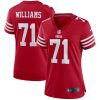 NFL Women's San Francisco 49ers Trent Williams Nike Scarlet Team Player Game Jersey