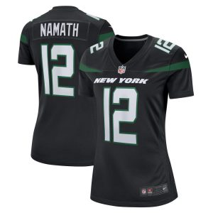 NFL Women's New York Jets Joe Namath Nike Black Retired Player Jersey