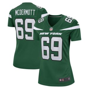 NFL Women's New York Jets Conor McDermott Nike Gotham Green Game Jersey