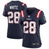 NFL Women's Nike James White New England Patriots Navy Game Jersey
