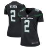 NFL Women's New York Jets Zach Wilson Nike Stealth Black Game Jersey