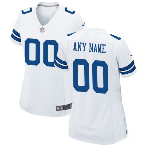NFL Women's Nike White Dallas Cowboys Custom Game Jersey